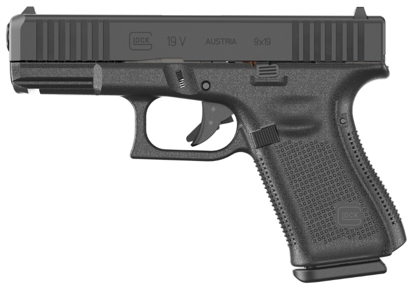 19 V 9mm 4.02" FS Black 3/15rd