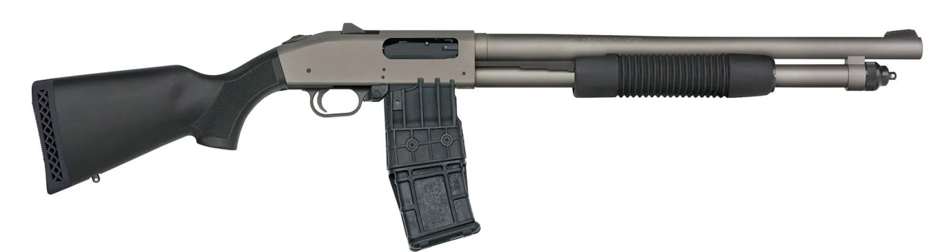 590M MAG-FED 12Ga 18.5" Blk/Gry 10-rd