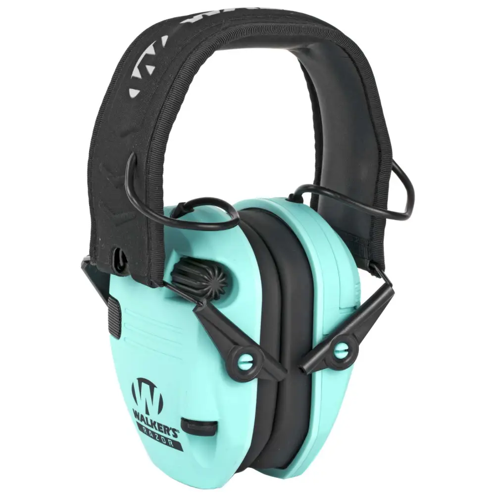 WALKERS RAZOR SLIM ELECTRONIC MUFF LIGHT TEAL 4/CASE
