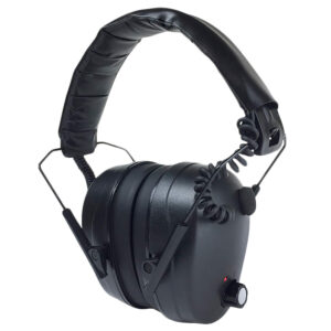 Radians CSE20BX Tactical 432EHP Electronic Muff Polymer 26 dB Over the Head Black Adult 1 Pair