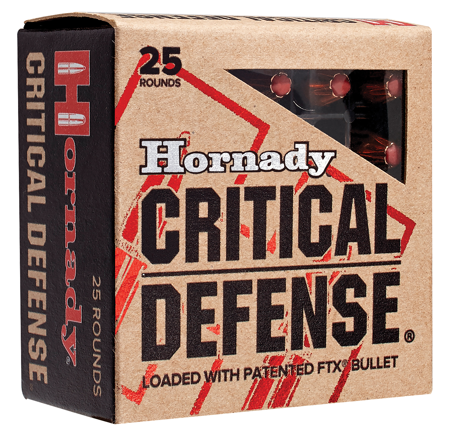 Hornady 90014 Critical Defense 25ACP 35gr Hornady Flex Tip eXpanding 25 Per Box/10 Case