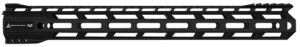 Rise Armament RA905135BLK RA-905 Handguard 13.50" 6061-T6 Aluminum Black Anodized with M-LOK & Picatinny Rail for AR-15