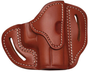 1791 Gunleather BHCCBRR BHC  OWB Size C Classic Brown Leather Belt Slide Compatible w/Glock 43/Sig P365/Walther PPK Right Hand