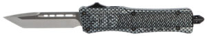 CobraTec Knives SCFCTK1STNS CTK-1  Small 2.75" OTF Tanto Plain D2 Steel Blade/Carbon Fiber Aluminum Handle Features Glass Breaker Includes Pocket Clip