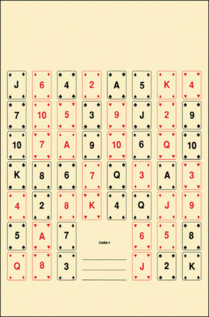 Action Target CARD1100 Entertainment  52 Playing Cards Paper 22.50" x 24" Multi-Color 100 Per Box