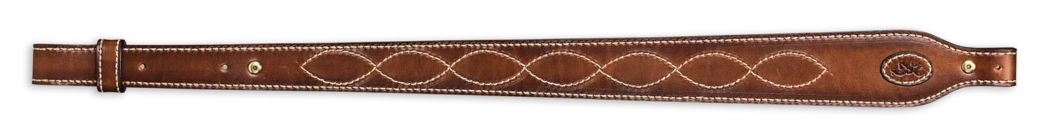 Browning 122617 Heritage Brown Leather/Suede Adjustable Rifle
