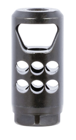 Ruger 90698 Hybrid Muzzle Brake Matte Black Steel 1/2"x28 Threads, 2.20" OAL 1" Diameter, 35 Cal
