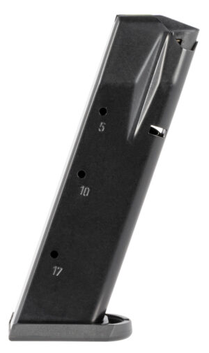 Mec-Gar MGWIT9SFAFC Tanfoglio 17rd 9mm Luger, Fits Tanfoglio Witness Sm Frame Blued w/Anti-Friction Coating Carbon Steel