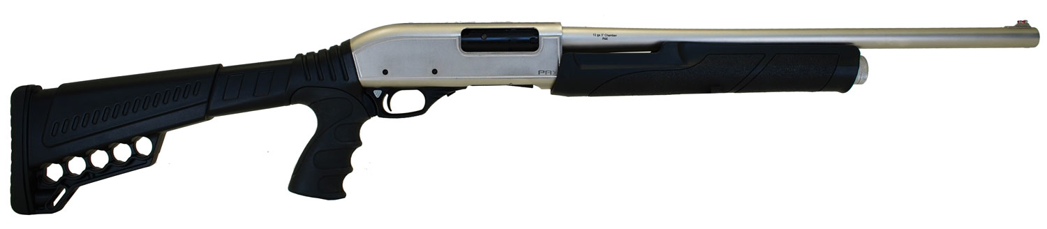 Citadel FRPAX1220NKL CDP Force Tactical Pump 12 Gauge 3+1 3" 20"  Silver Marinecote Barrel, Steel Receiver w/Silver Marinecote Finish, Synthetic Pistol Grip Stock