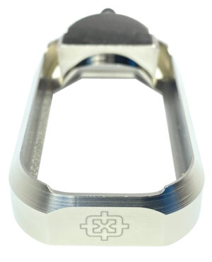 Cross Armory CRGFMWSV Flared Magwell  Compatible w/Glock Gen1-3 Silver Anodized Aluminum