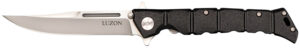 Cold Steel CS20NQL Luzon  Medium 4" Folding Clip Point Plain 8Cr13MoV SS Blade/Black GFN Handle Features Safety Switch Includes Pocket Clip