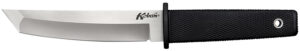 Cold Steel CS17T Kobun  5.50" Fixed Tanto Plain AUS-8A SS Blade/Black Deep Checkered Kray-Ex Handle Includes Belt Clip/Sheath