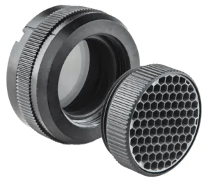 Meprolight USA 5626090000 Polarizer/Flash Guard Kit  Rifle Black Compatible w/ Mepro M21