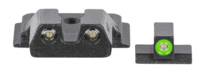 Meprolight USA 417703111 Hyper-Bright  Green Tritium Green Outline Front Sight-Green Tritium Black Outline Rear Smith & Wesson M&P Shield