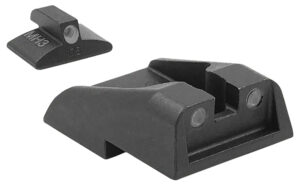 Meprolight USA 195933101 Tru-Dot  Green Tritium White Outline Front Sight-Green Tritium White Outline Rear Sight IWI Jericho 941/Baby Eagle
