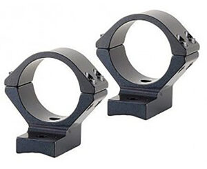 Talley 95X734 Scope Mount/Ring Combo  Extended Black Anodized Aluminum 1" Tube Howa 1500/Howa Mini High Rings Short/Long Action 0 MOA