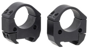 Talley TMS10M Modern Sporting  Black Anodized Aluminum 1" Tube Medium Picatinny Rail 0 MOA