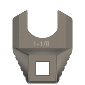 Real Avid AVMF118BNW Master -Fit Barrell Nut Wrench Titanium Titanium/Stainless Steel AR-Platform Free-Float Handle