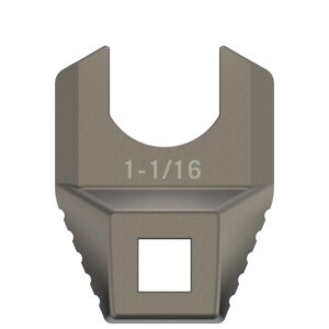 Real Avid AVMF1116BNW Master -Fit Barrell Nut Wrench 1 1/16" Titanium Titanium/Stainless Steel AR-Platform Free-Float Handle