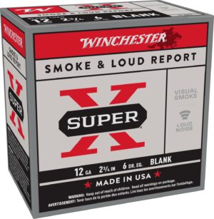 Winchester Ammo XBP12W Super X Blank 12Gauge 2.75" 25 Per Bx/10 Case