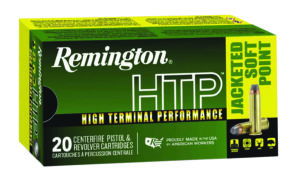 Remington Ammunition 23002 HTP  44RemMag 240gr Jacketed Soft Point 20 Per Box/25 Case