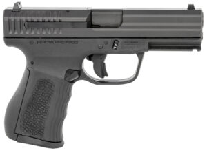 FMK G9C1G2BSS 9C1 G2 9mm Luger 14+1 4" Black Stainless Steel Barrel, Black Serrated Carbon Steel Slide, Black Polymer Frame w/Picatinny Rail, Black Backstrap Grip