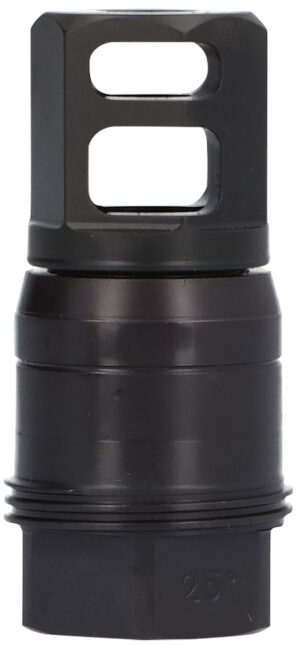 Sig Sauer SL76258X2425DEGM Clutch-Lok QD Muzzle Brake Black Stainless Steel with 5/8" 24 tpi Threads for 7.62mm 25 Degree Taper