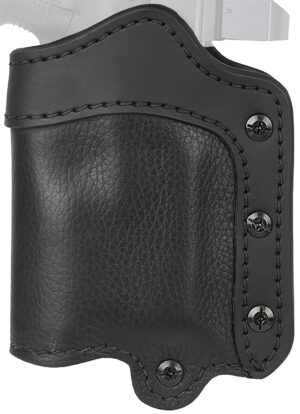 1791 Gunleather UCLB21NSBR Ultra Custom Light Bearing OWB Size 2.1 Night Sky Black Leather Belt Loop Compatible w/Glock 17/S&W M&P Shield/Springfield XD Right Hand
