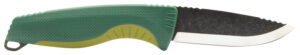 S.O.G SOG17410241 Aegis FX  3.70" Fixed Drop Point Plain Stonewashed 4116 Krupp SS Blade, Forest w/Moss Accents GRN Handle, Includes Sheath
