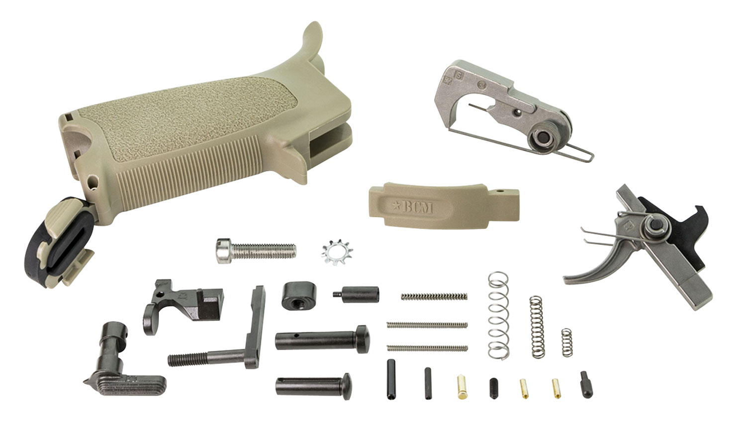 BCM ELPKFDE BCMGunfighter Enhanced AR-15 Polymer Grip Flat Dark Earth