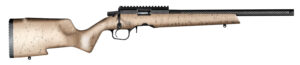 Christensen Arms 8011201300 Ranger  22 WMR 9+1 18" Carbon Fiber/Threaded Barrel, Black Anodized Finish, Tan with Black Webbing Stock