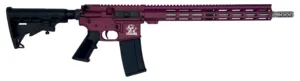Great Lakes Firearms GL15223SSCHY AR-15  223 Wylde 16" Stainless 30+1, Black Cherry Rec, Black Stock & Grip