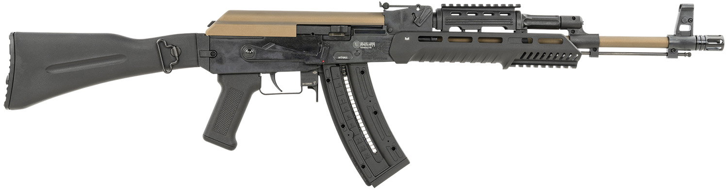 Mauser Rimfire 4070026 AK-47  22 LR 24+1 16.50" Barrel w/Flash Hider, Bronze Receiver, Adjustable Rear Sight, Optics Ready Picatinny Rail, Left Side Folding Stock, Ambidextrous Magazine Release