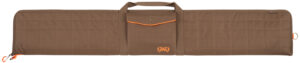 Allen 1104-52 Highland Shotgun Case 52" Brown Quilted Polyester Exterior, Front Flap Pocket w/Magnetic Closure, Lockable Zipper