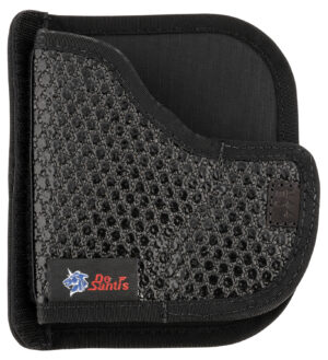 DeSantis Gunhide M44BJ8JZ0 Super Fly  Black Rubberized Fabric Pocket Fits Sig P365 Ambidextrous