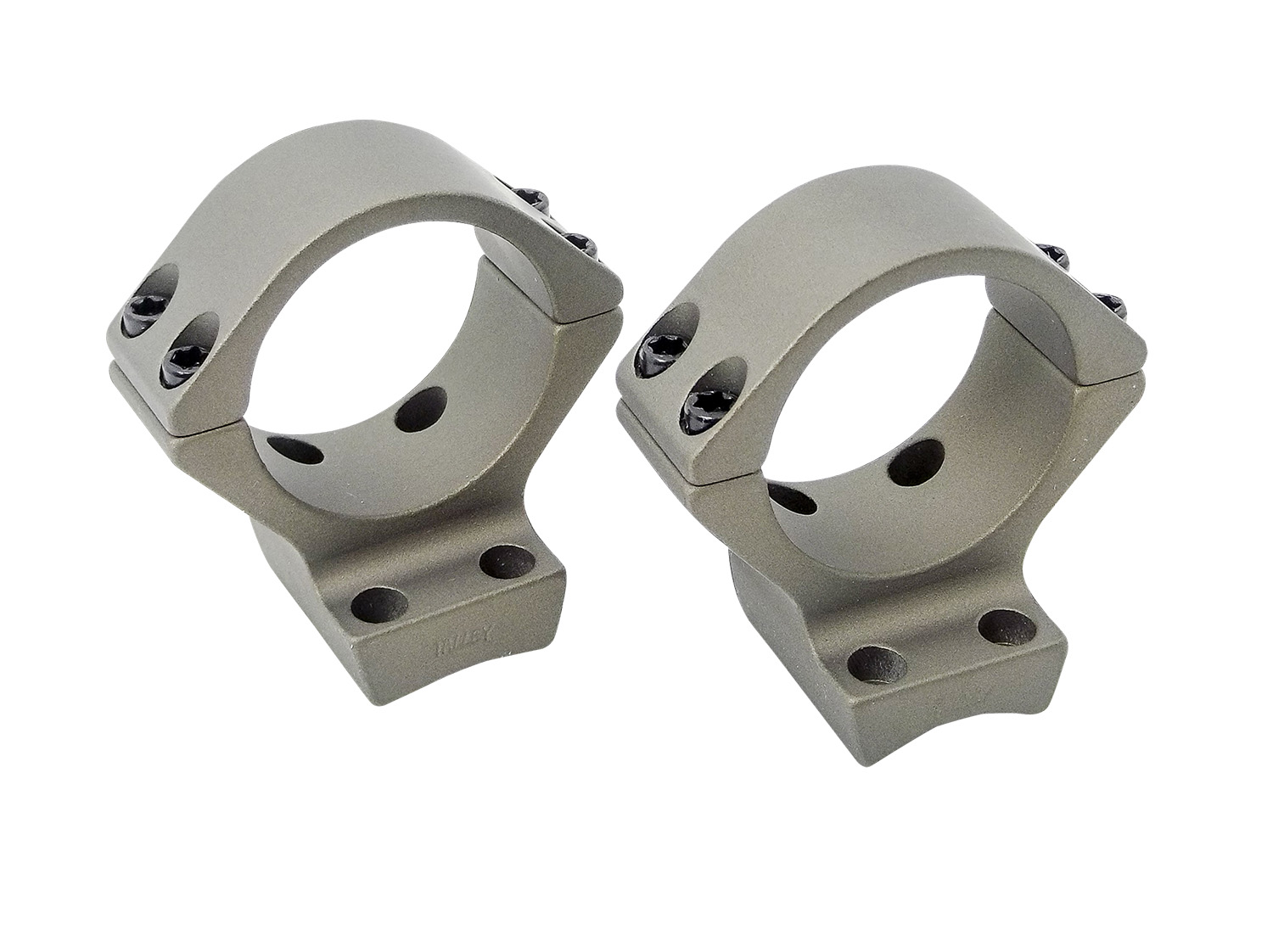 Talley SB930735 Scope Mount/Ring Combo  Smoked Bronze Cerakote 1" Tube Fits X-Bolt Low Rings
