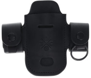 1791 Gunleather HDASSLBLKA EDC Heavy Duty Solo Action Snap OWB Black Leather Belt Loop Ambidextrous