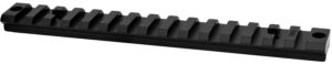 Warne V498M Vapor Picatinny Rail Black Anodized Aluminum Savage Axis/Axis II, 0 MOA