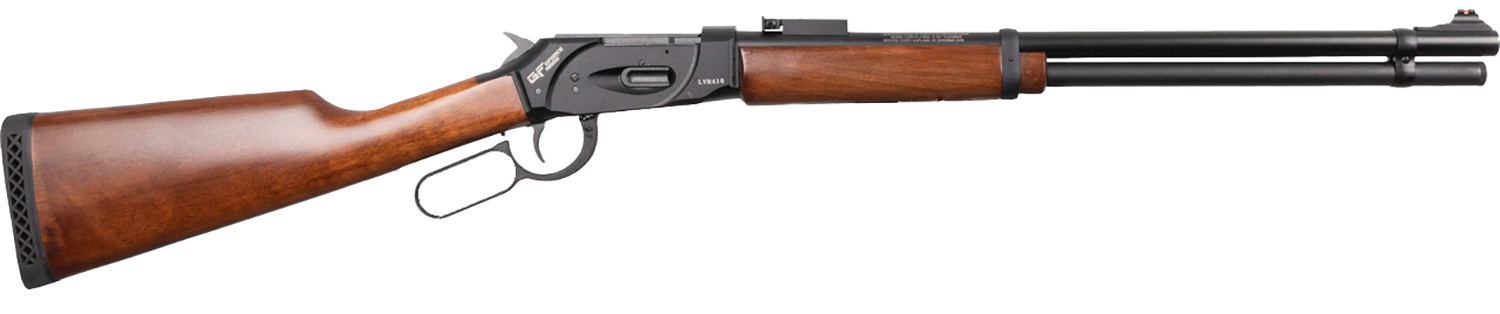 Gforce Arms GFLVR410S Saddlehorn  Lever 2.50" 9+1 24" Black Steel Barrel, Black Picatinny Rail Aluminum Receiver, Fixed Walnut Stock