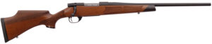 Weatherby VWR223RR0T Vanguard Camilla Compact 223 Win 5+1 20" Matte Blued, Matte Blued Drilled & Tapped Steel Receiver, Grade A Turkish Walnut Monte Carlo Wood Stock