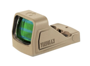 Viridian 9810142 RFX11  Flat Dark Earth 1 x 16 mm x 22 mm 3 MOA Green Dot