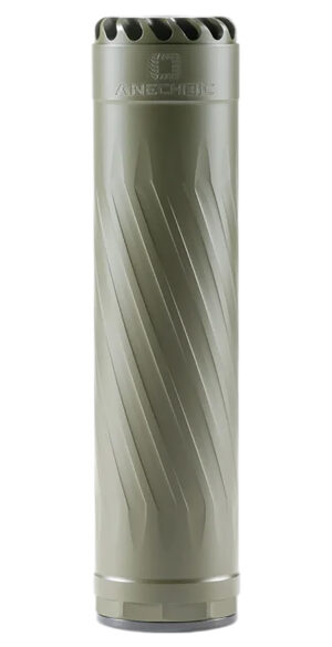 Anechoic X35OD Anechox 35  35Cal/338Lapua Olive Drab Stainless Steel/Titanium 1 3/8"x24 w/ 1/2"x28 DTA