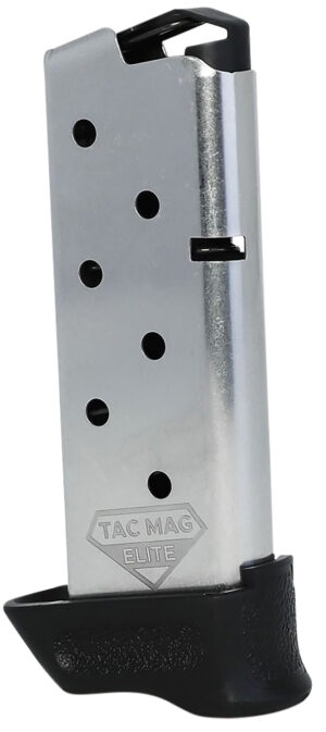Kimber Mfg, Inc 1200851A Micro 9 Tac-Mag 7rd Extended 9mm Luger Silver
