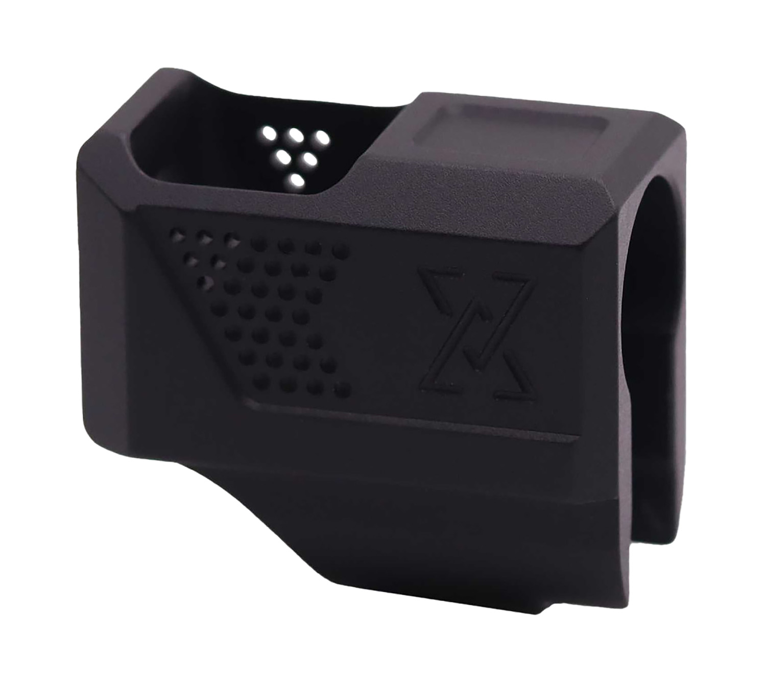True Precision Inc TPG43CMPBL True-Lock Ultimate Compensator Black Type 3 Hard Anodize 7075 T6 Aluminum Compatible w/ Glock 43/43X/48