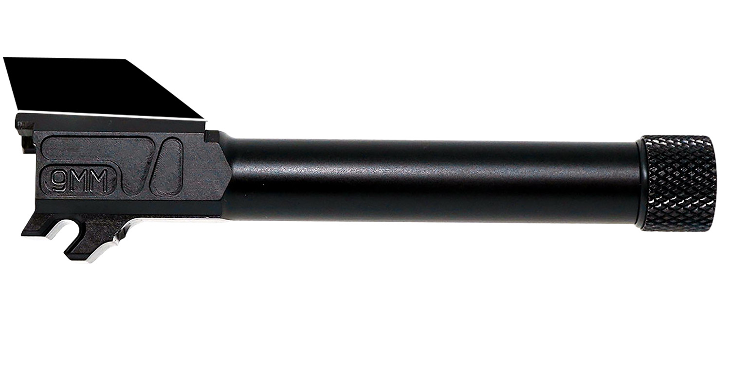 Faxon Firearms 365A910NXNOQ-T Duty Series  9mm Luger Threaded Black Nitride Chrome Moly Vanadium, Fits Sig P365 XL