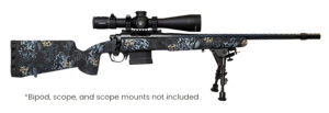 Horizon Firearms RF017S392214T19 Vandal Prime 7MM PRC 22" Black Spiral Fluted Threaded Barrel, Drilled & Tapped Receiver, Textured Iota EKO Carbon Fiber Stock