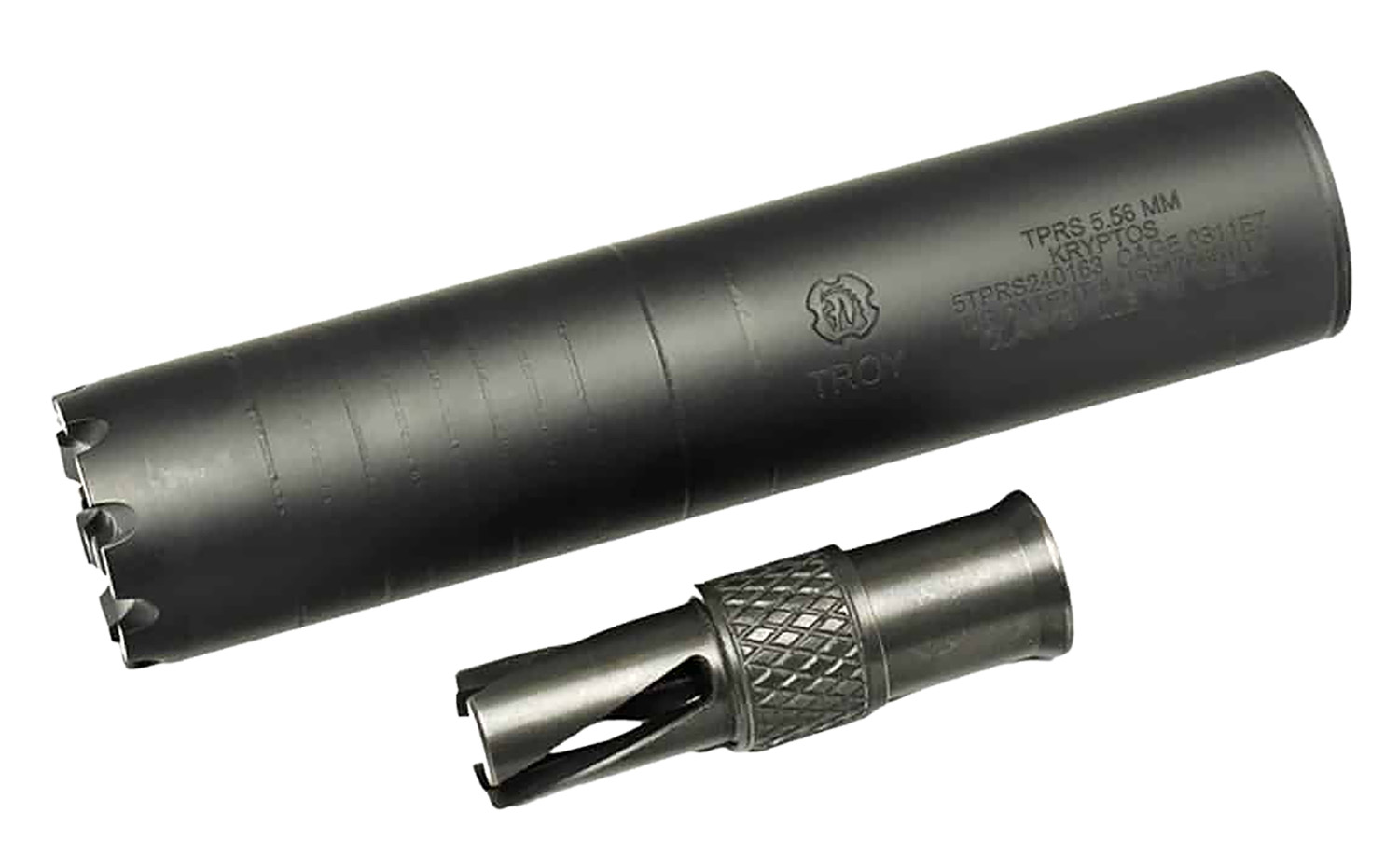 Troy Ind SSIL556KRKTBT Kryptos  5.56 1.65" Black Stainless Steel