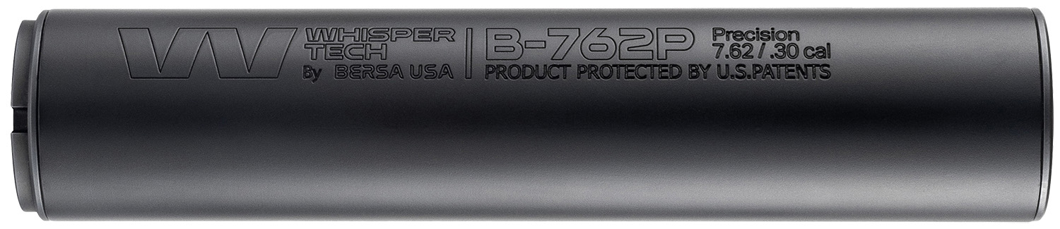 Bersa WTB762DTH Whisper Tech 7.62 NATO Black Stainless Steel M14x1 LH