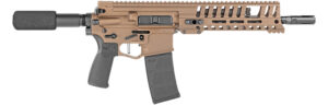 Patriot Ordnance Factory 01800 P415 Edge  300 Blackout 30+1 10.50" Black Nitride Burnt Bronze Cerakote Receiver