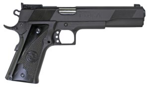 Iver Johnson Arms EAGLEXL10DS Eagle XL  Full Size Frame 10mm Auto 15+1 6" Stainless Steel Barrel, Matte Black Steel Long/Serrated Slide, Black Steel Frame w/Beavertail, G10 Grip